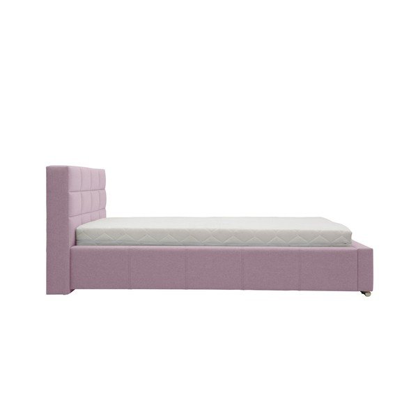 Gaiši rozā divguļamā gulta Mazzini Beds Reve, 140 x 200 cm-image-1