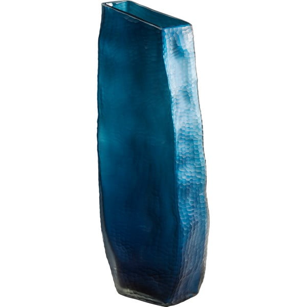 Zila vāze Kare Design Blue Bieco, augstums 61 cm