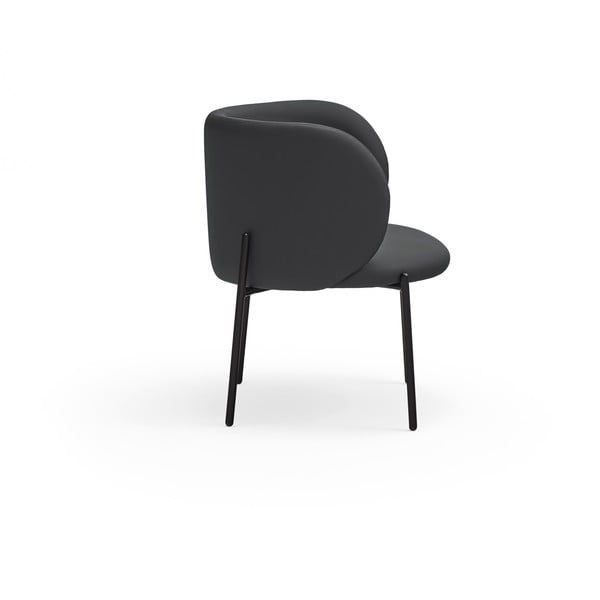 Melns mākslīgās ādas krēsls Mogi – Teulat-image-4