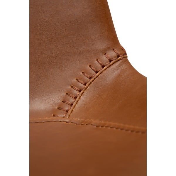 Konjaka brūns mākslīgās ādas sols DAN-FORM Denmark Hype-image-1