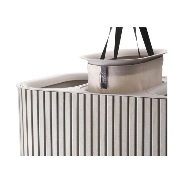 Bēšs bambusa veļas grozs 3x30 l Tota Trio Luxe – Joseph Joseph-image-4