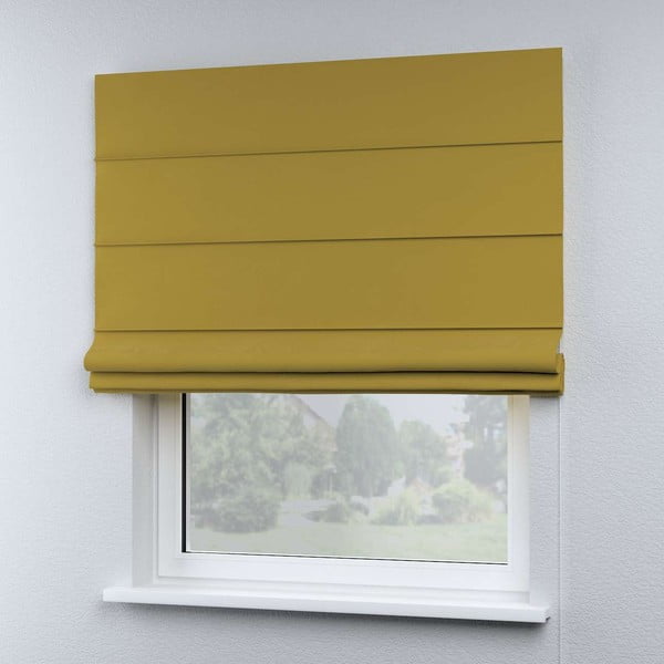 Dzeltenas romiešu žalūzijas 170x100 cm Posh Velvet – Yellow Tipi-image-4