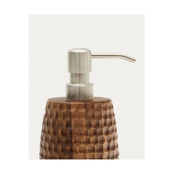 Brūns koka ziepju dozators Fraz – Kave Home-image-4