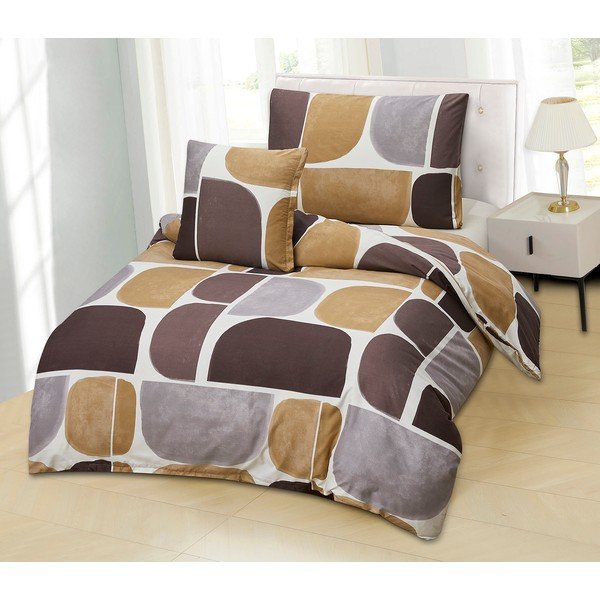 Vienguļamā gultas veļa no mikrosatīna 140x200 cm Pablo – My House-image-1