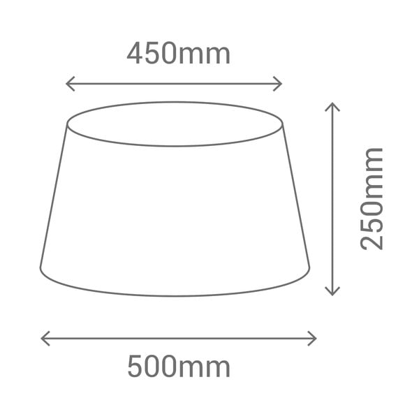 Balts abažūrs ø 50 cm – SULION-image-3