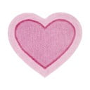 Rozā bērnu paklājs sirds formā Catherine Lansfield Heart, 50 x 80 cm