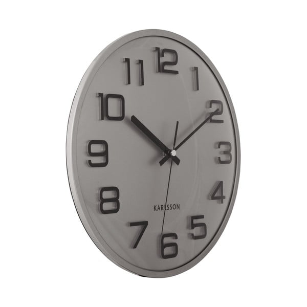 Sienas pulkstenis ø 30,5 cm 3D Numbers – Karlsson-image-3