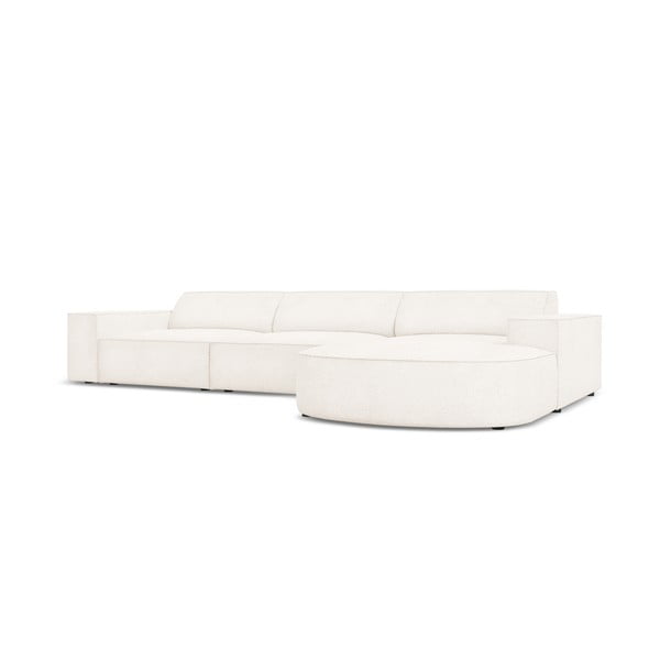 Bēšs stūra dīvāns no buklē auduma (labais stūris) Jodie – Micadoni Home-image-3