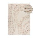 Oranžs/krēmkrāsas vilnas paklājs 120x170 cm Abstract Swirl – Flair Rugs