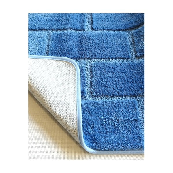 Zils vannas istabas paklājiņš 50x80 cm – JAHU collections-image-1
