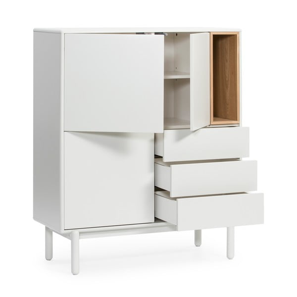 Krēmkrāsas kumode 100x120x40 cm Corvo – Teulat-image-3