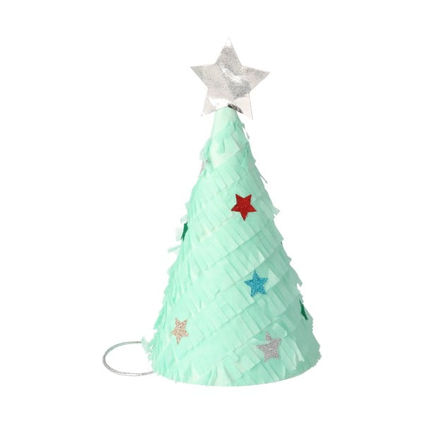 Ballīšu cepures (6 gab.) Christmas Tree – Meri Meri-image-3