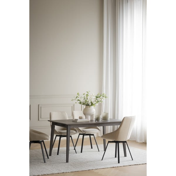 Saliekams ozolkoka imitācijas ēdamgalds 140x90 cm Filippa – Rowico-image-1