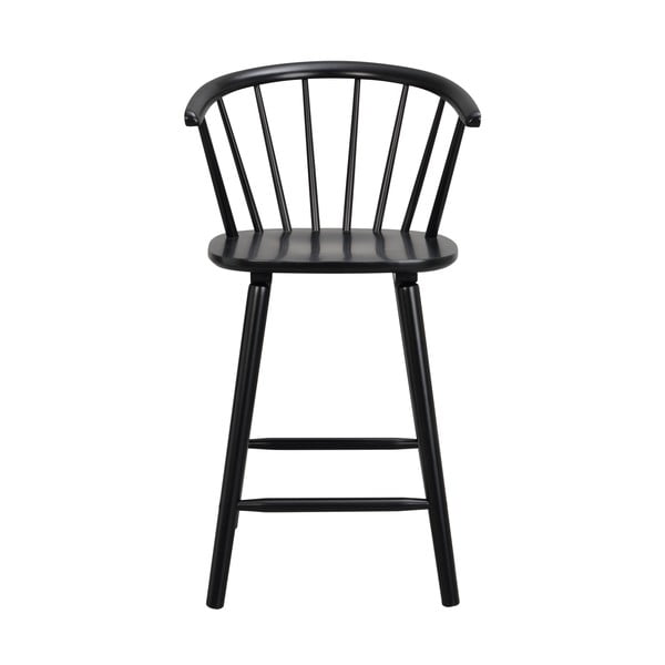 Melns gumijkoka bāra krēsls Carmen - Rowico-image-2