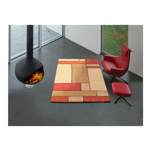 Oranžs paklājs Universal Squaro, 133 x 190 cm-image-2