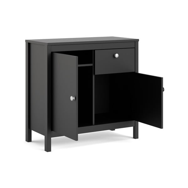 Melna zema kumode 82x80 cm Madrid – Tvilum-image-3