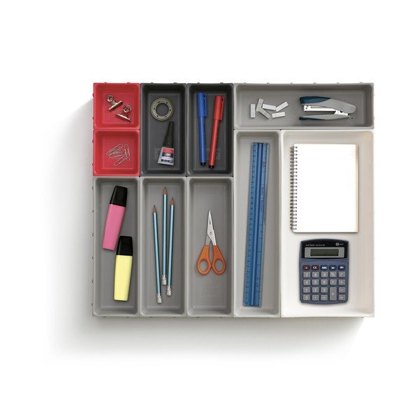 Plastmasas atvilktnes organizatori (10 gab.) Duo – Joseph Joseph-image-3