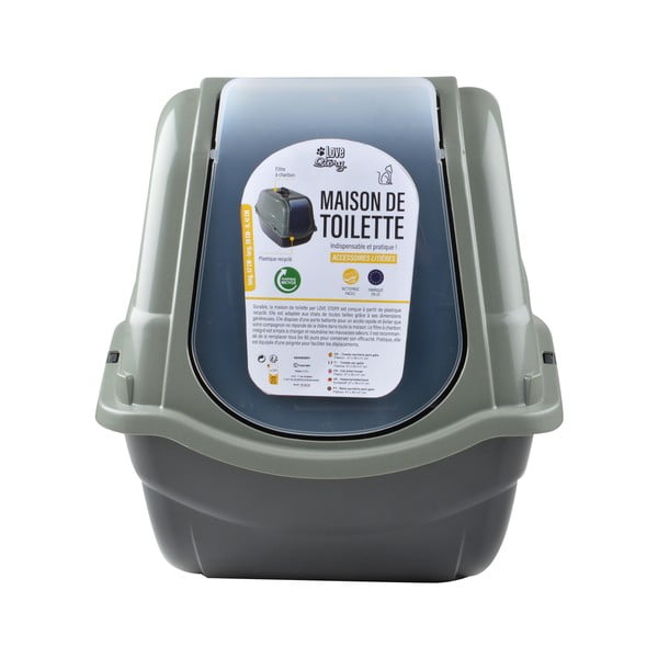 Haki kaķu tualete 39x57 cm – Love Story-image-3