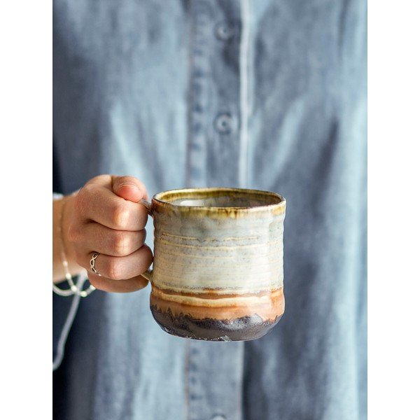 Akmensmasas krūzes (4 gab.) 380 ml Deana – Bloomingville-image-1