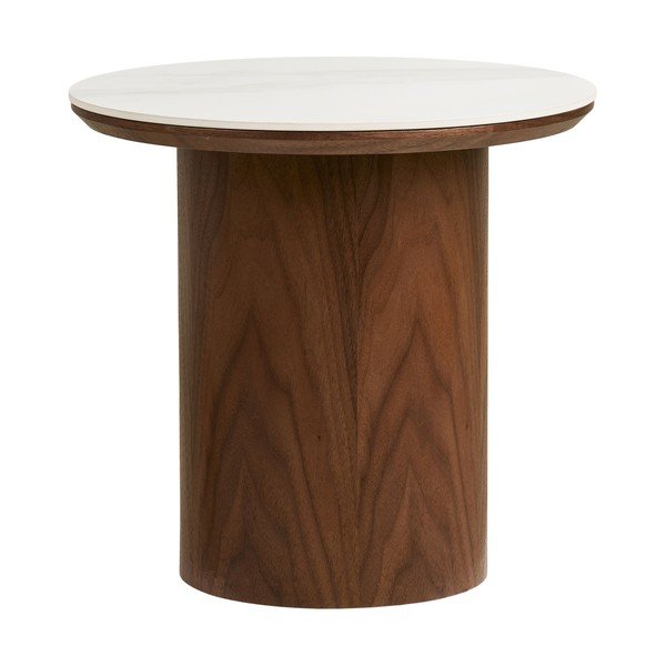 Apaļš sānu galdiņš ar keramikas virsmu ø 40 cm Noli – House Nordic