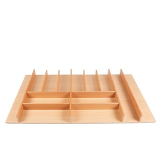 Dabīga toņa galda piederumu organizators 78 x 47 cm Wood Line – Elletipi