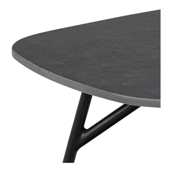 Melns žurnālgaldiņš ar keramikas virsmu 60x120 cm Caracas – Actona-image-4