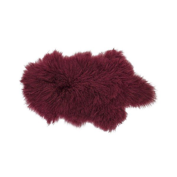 Tumši sarkana mongoļu jēra āda Bloomingville Mongolian-image-2