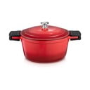 Katls ar nelīpošu virsmu un vāku indukcijas plītij 4,7 l Bordeaux – Tescoma