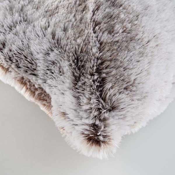 Dekoratīvais spilvens no mākslīgās kažokādas 45x45 cm Antartic – douceur d'intérieur-image-2