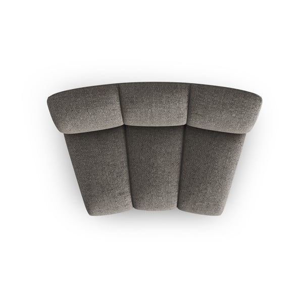 Tumši pelēks modulārais dīvāns (vidējā moduļa) Lupine – Micadoni Home-image-2