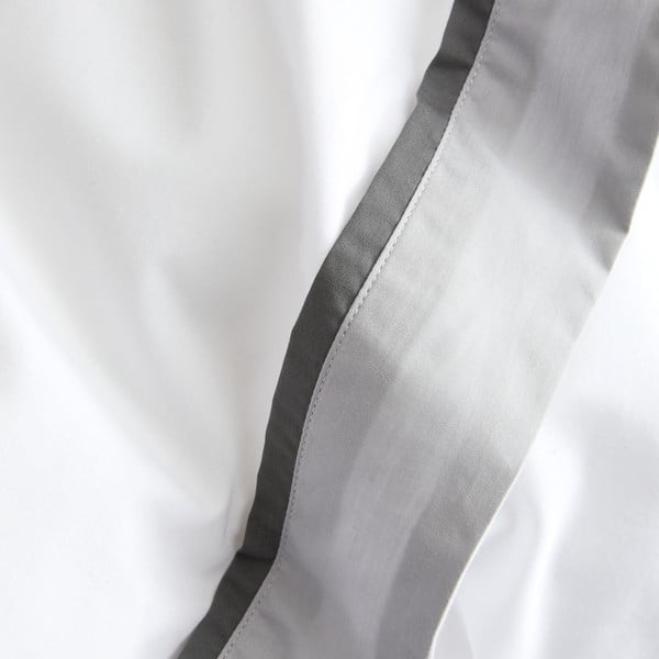 Balta divguļamā kokvilnas gultas veļa 200x200 cm Mayfair – Bianca-image-4