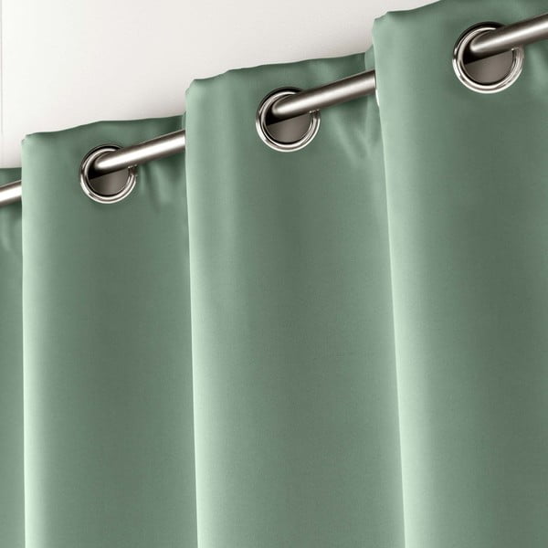 Gaiši zaļš gaismu necaurlaidīgs aizkars 135x240 cm Occult – douceur d'intérieur-image-1