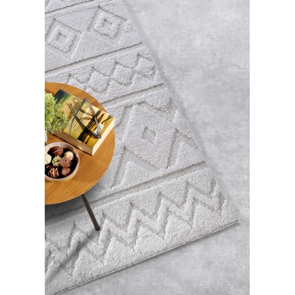 Krēmkrāsas paklājs 80x120 cm Itinerance Cream White – Elle Decoration-image-2