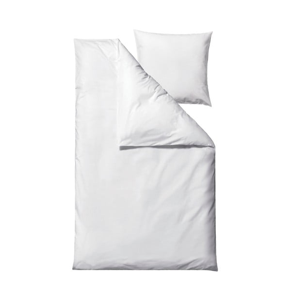 Balta organiskās kokvilnas gultas veļa 200x140 cm Wave Optical – Södahl-image-3