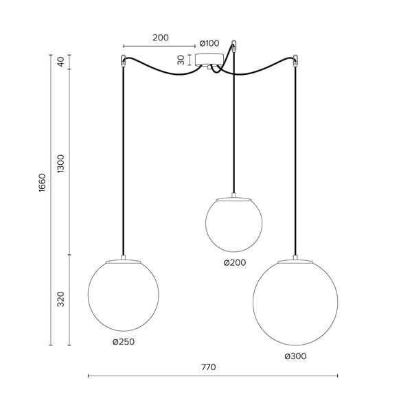Balta trīsviru griestu lampa ar melnu ligzdu Sotto Luce TSUKI-image-3