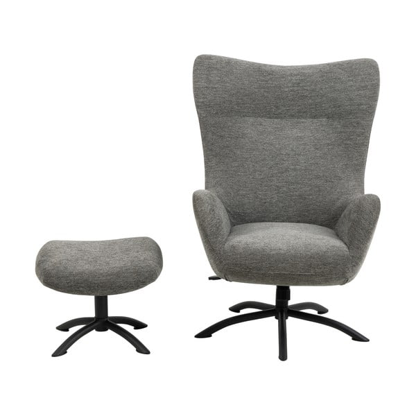 Antracīta pelēks atpūtas krēsls Actona Talgarth-image-2