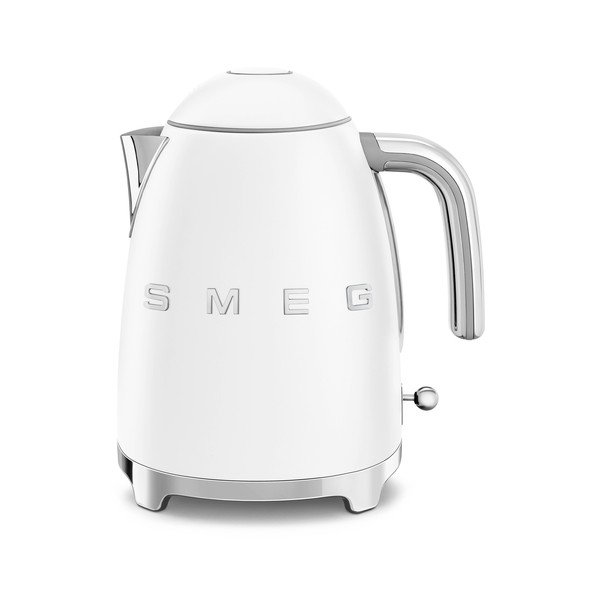 Matēti balta elektriskā tējkanna 1,7 l 50's Retro Style – SMEG