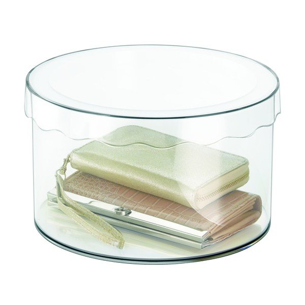 Caurspīdīga uzglabāšanas kaste iDesign Clarity, ⌀ 25,5 cm-image-1