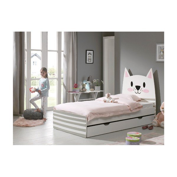 Bērnu gulta Vipack Cat, 90 x 200 cm-image-2