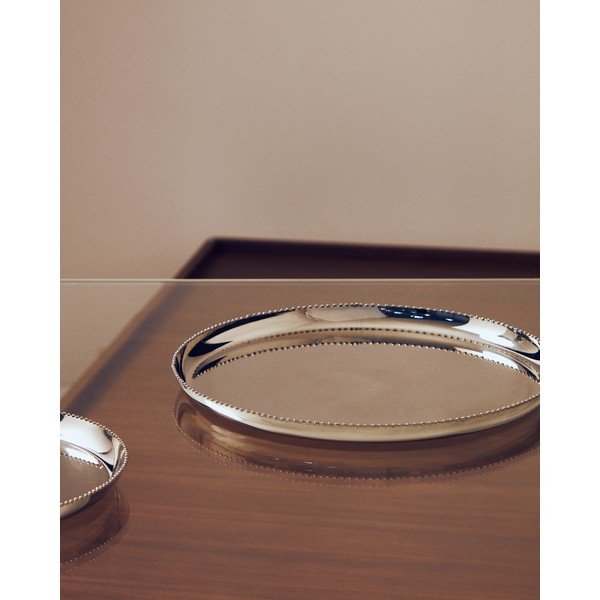 Servēšanas nerūsējošā tērauda paplāte ø 35,5 cm Nirela – Kave Home-image-2