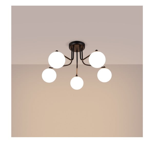 Melnbalta griestu lampa Beam – Sollux-image-1