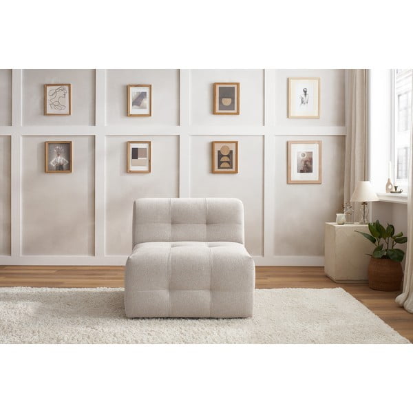 Smilškrāsas dīvāna modulis Kleber – Bobochic Paris-image-1