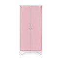 Gaiši rozā metāla skapītis ar slēdzeni 80x185x50 cm Cambridge – Yes Everyday