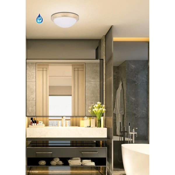 Griestu lampa zelta krāsā ar stikla abažūru ø 28 cm Roda – Candellux Lighting-image-1