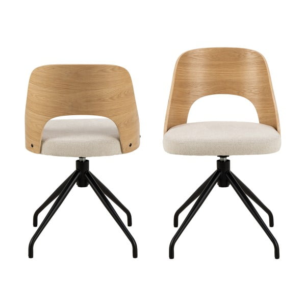 Bēšs/dabīga toņa pusdienu krēsls Lucy – Actona-image-2