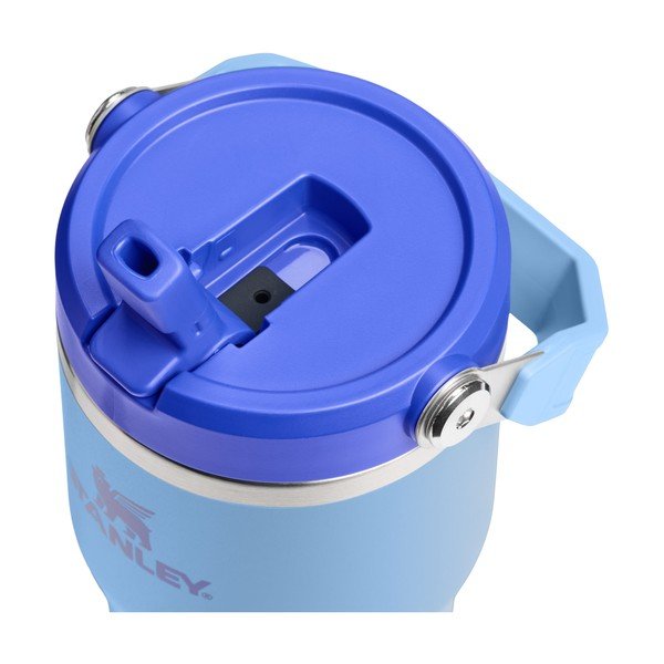 Zils nerūsējošā tērauda termoss 600 ml IceFlow™ Flip Straw 2.0 Tumbler Blue Sky – Stanley-image-2