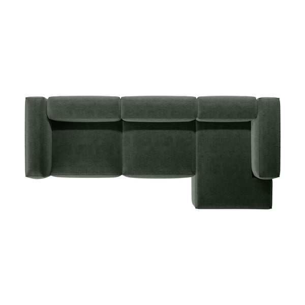 Zaļš stūra dīvāns (ar labo stūri/ar zvilni) Bergamo – Cosmopolitan Design-image-3