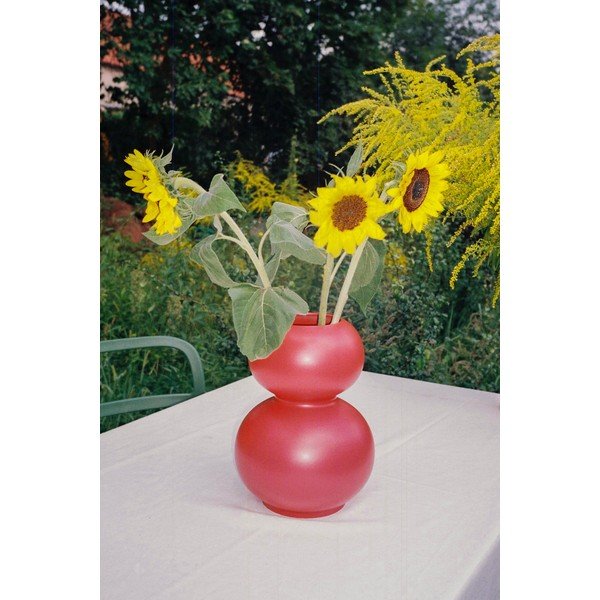 Sarkana keramikas vāze (augstums 36 cm) Tuga – noo.ma-image-4