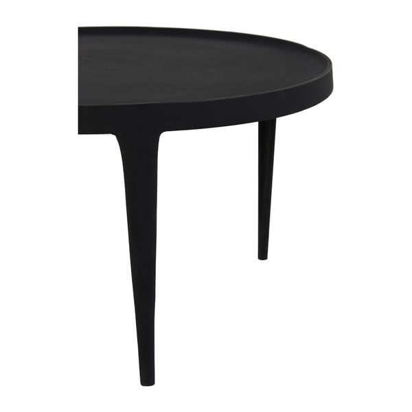 Melni apaļi žurnālgaldiņi (2 gab.) ø 75 cm Tobias – Light & Living-image-4
