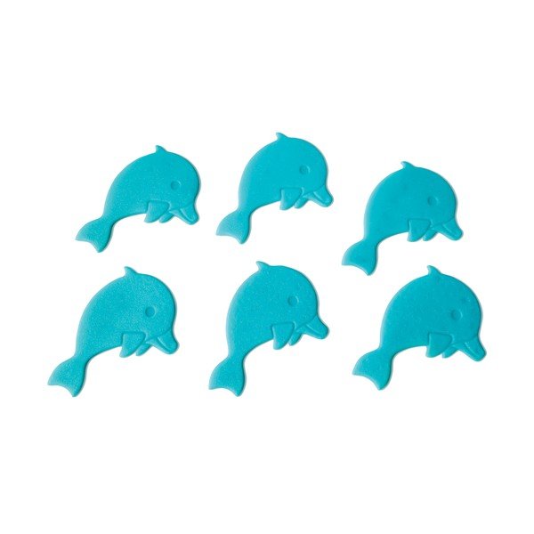 Bērnu pretslīdēšanas paklājiņš vannai 12x8 cm Dauphins – Spirella